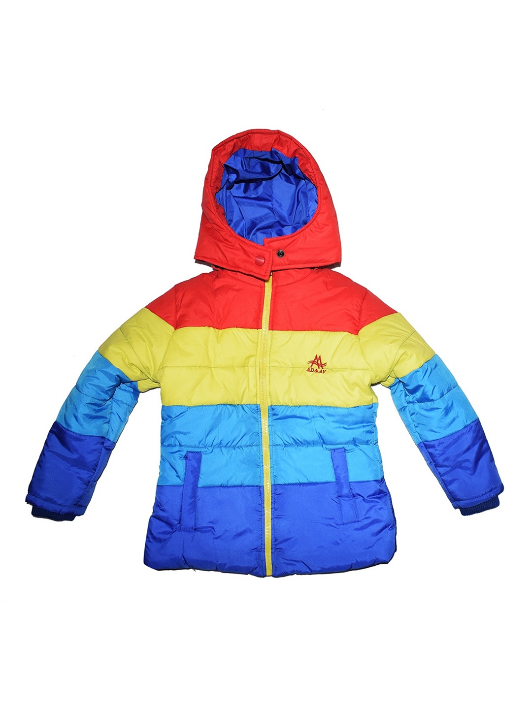 AD & AV Girls Multicoloured Colourblocked Water Resistant Puffer Jacket with Patchwork, Multi
AD & AV Girls Multicoloured Colourblocked Water Resistant Puffer Jacket with Patchwork, Multi
