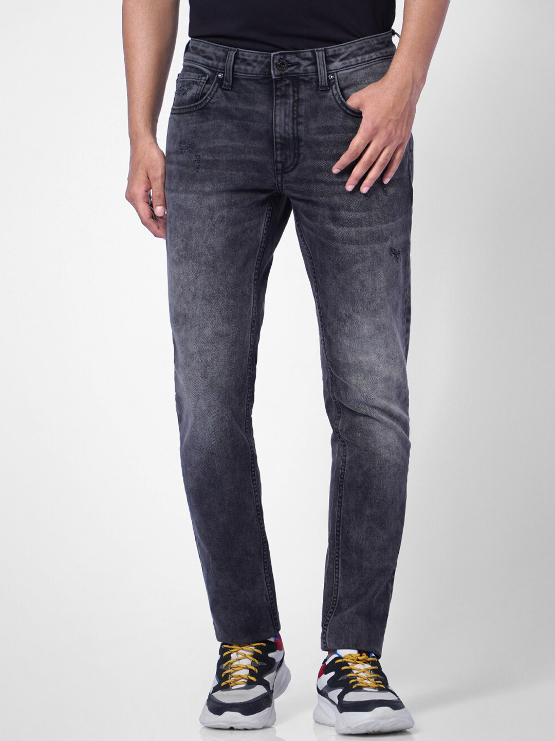 Jack & Jones Men Black Skinny Fit Heavy Fade Jeans
Jack & Jones Men Black Skinny Fit Heavy Fade Jeans