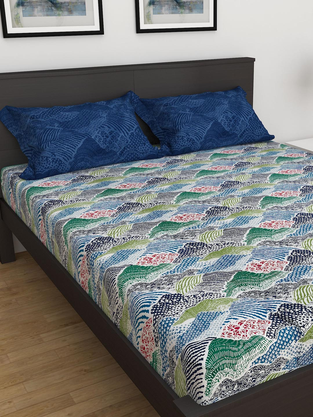 Home Centre Adults Multicolored Floral 180 TC King Bedsheet with 2 Pillow Covers, Multi
Home Centre Adults Multicolored Floral 180 TC King Bedsheet with 2 Pillow Covers, Multi