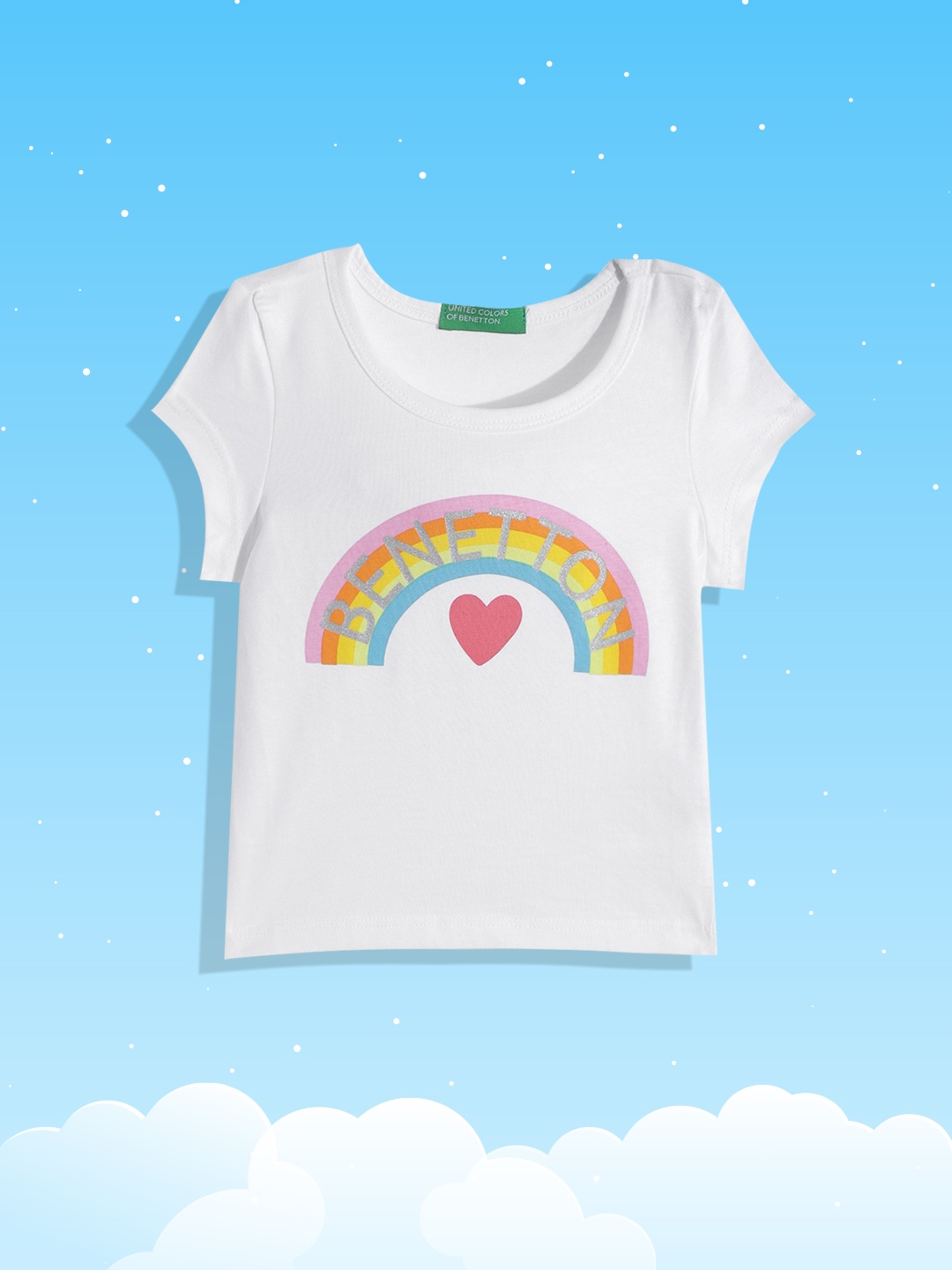 United Colors of Benetton Girls White & Pink Brand Logo & Graphic Print Cotton T-shirt
United Colors of Benetton Girls White & Pink Brand Logo & Graphic Print Cotton T-shirt