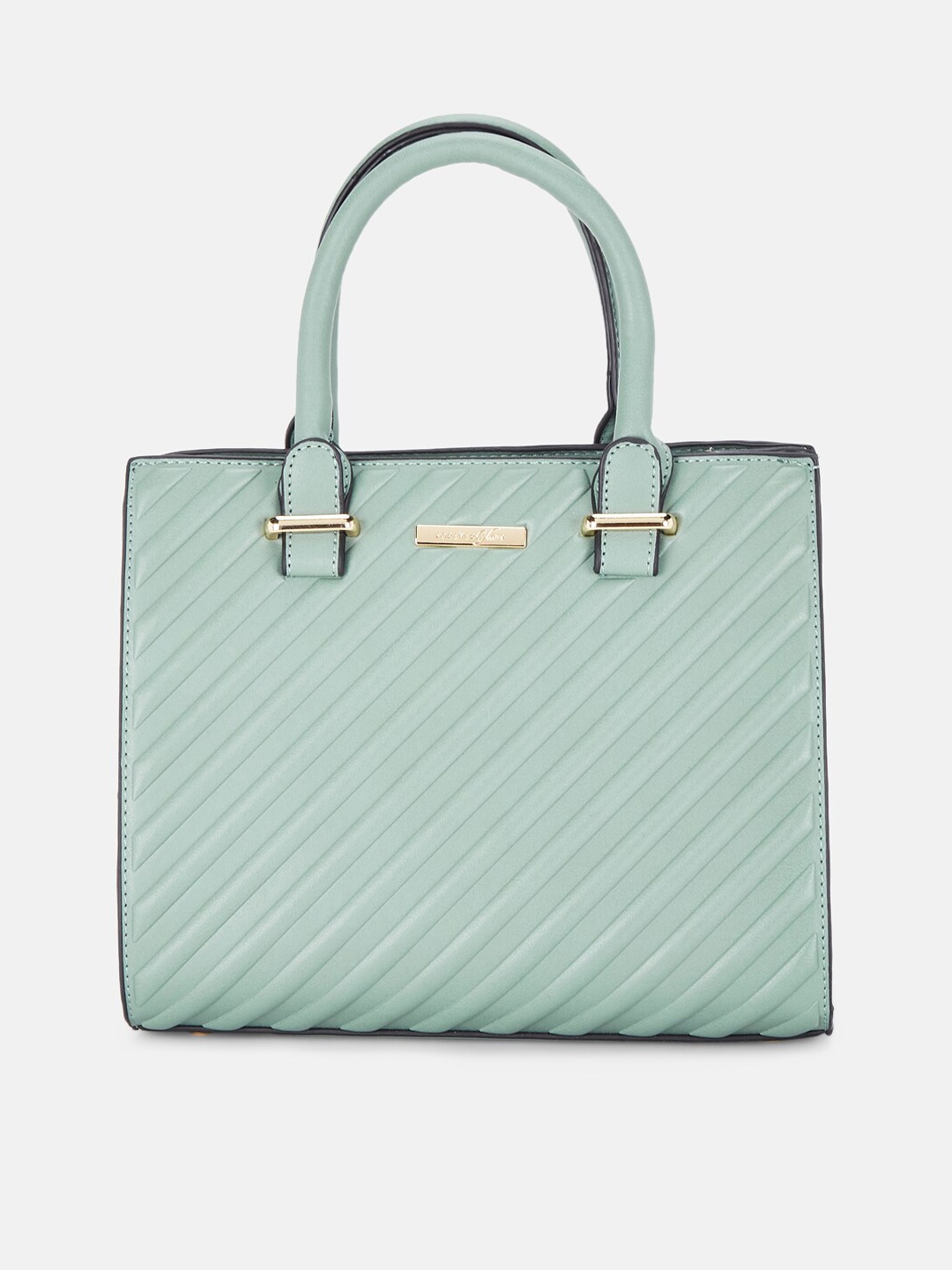 Forever Glam by Pantaloons Green Textured Oversized Structured Handheld Bag with Quilted
Forever Glam by Pantaloons Green Textured Oversized Structured Handheld Bag with Quilted
