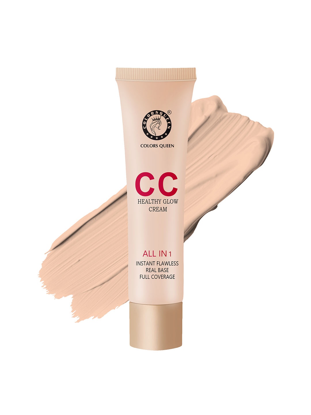 Colors Queen All In 1 Instant Flawless Real Base CC Healthy Glow Cream 45 ml - Shade 04, Beige
Colors Queen All In 1 Instant Flawless Real Base CC Healthy Glow Cream 45 ml - Shade 04, Beige