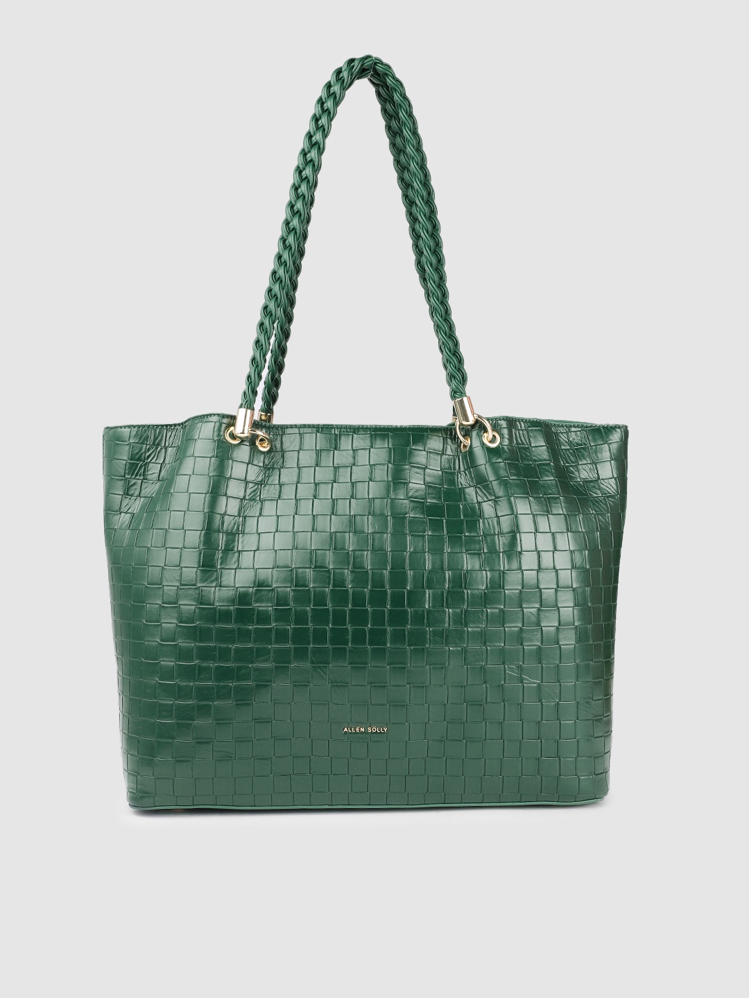 Allen Solly Women Green Textured Structured Shoulder Bag with Quilted Handles
Allen Solly Women Green Textured Structured Shoulder Bag with Quilted Handles