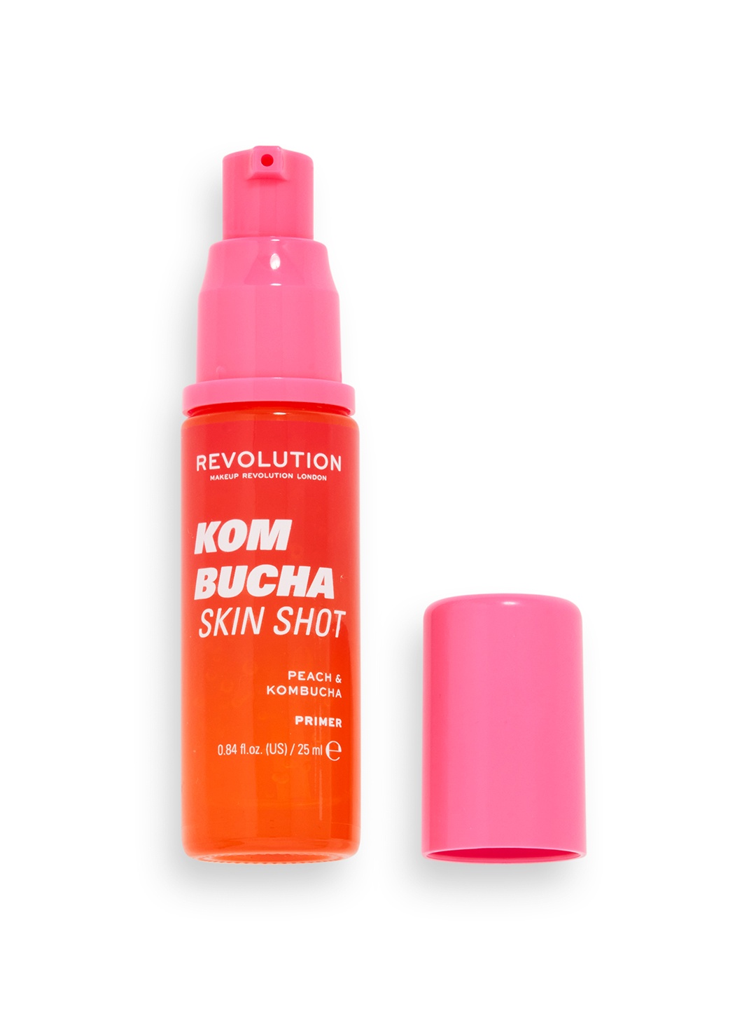 Makeup Revolution London Kombucha Skin Shot Vegan Kiss Primer with Peach - 25 ml, Pink
Makeup Revolution London Kombucha Skin Shot Vegan Kiss Primer with Peach - 25 ml, Pink