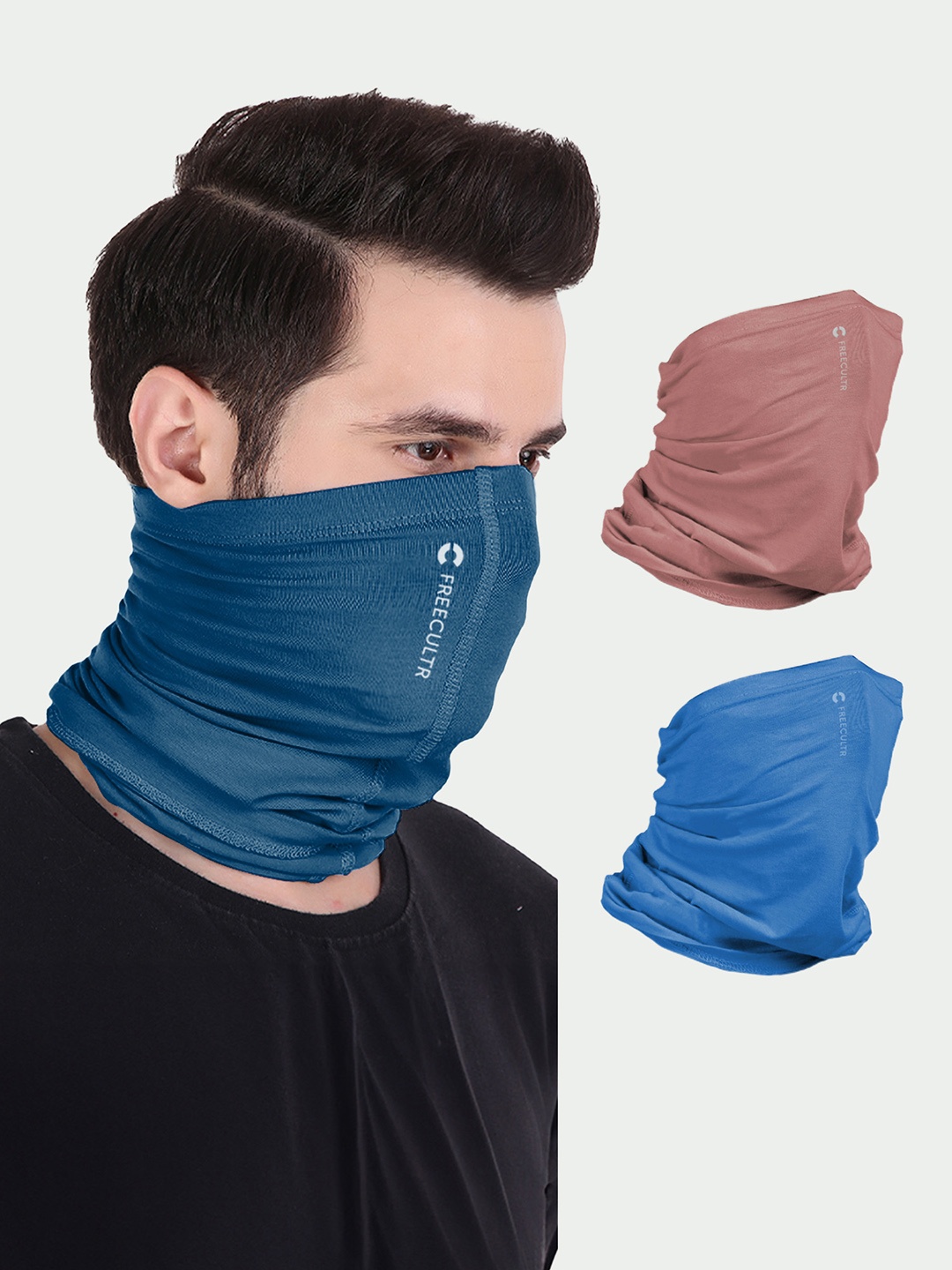 FREECULTR Unisex Set Of 3 Bamboo Bandana Anti Microbial Multipurpose Headband Cloth, Blue
FREECULTR Unisex Set Of 3 Bamboo Bandana Anti Microbial Multipurpose Headband Cloth, Blue