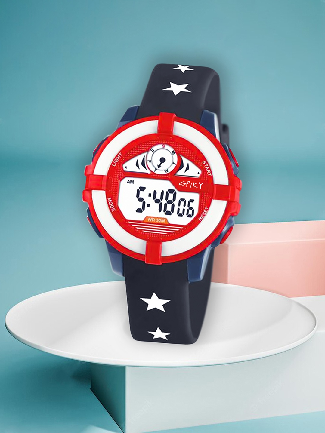 Spiky Unisex Kids Grey Printed Dial & Black Wrap Around Straps Digital Multi Function Automatic Watch
Spiky Unisex Kids Grey Printed Dial & Black Wrap Around Straps Digital Multi Function Automatic Watch