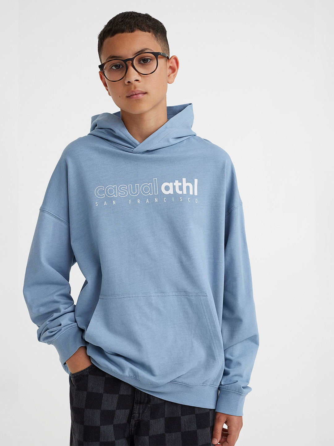 H&M Boys Blue Printed Hoodie
H&M Boys Blue Printed Hoodie