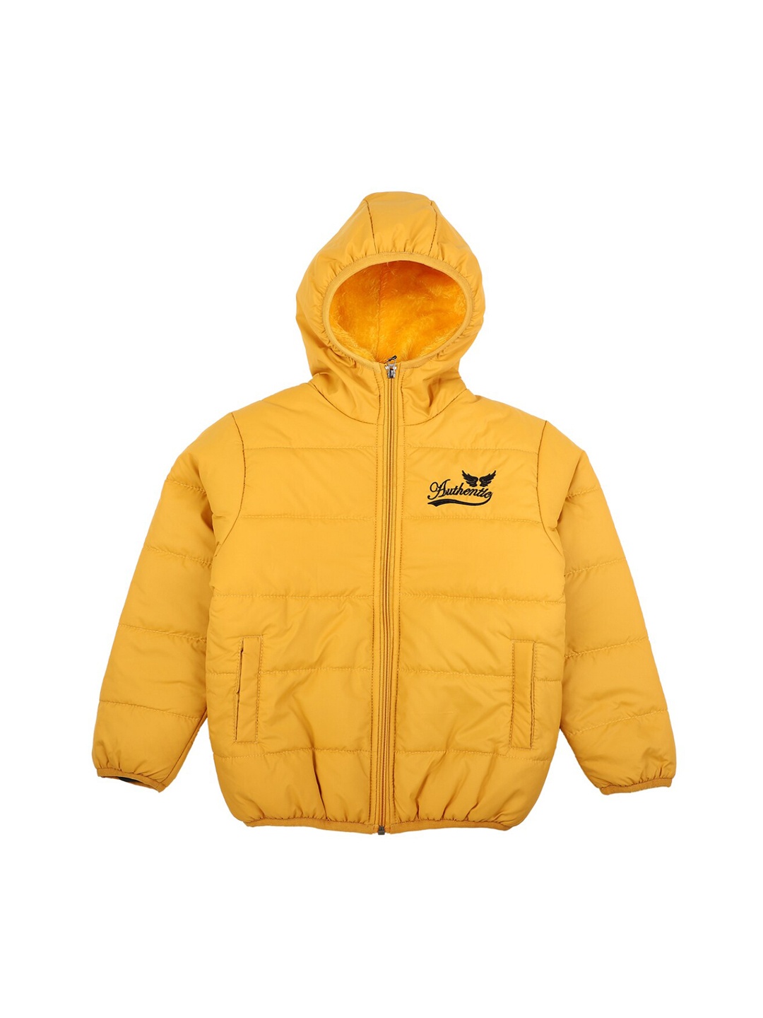 V-Mart Boys Yellow Lightweight Padded Jacket