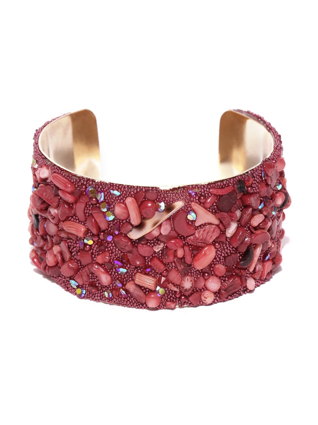 YouBella Women Red Cuff Bracelet
