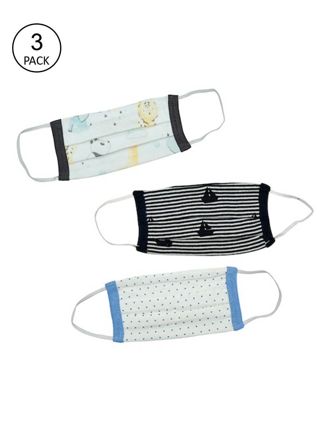 GREENDIGO Kids Set Of 3 Black & White Printed 2-Ply Organic Cotton Protective Outdoor Masks
GREENDIGO Kids Set Of 3 Black & White Printed 2-Ply Organic Cotton Protective Outdoor Masks