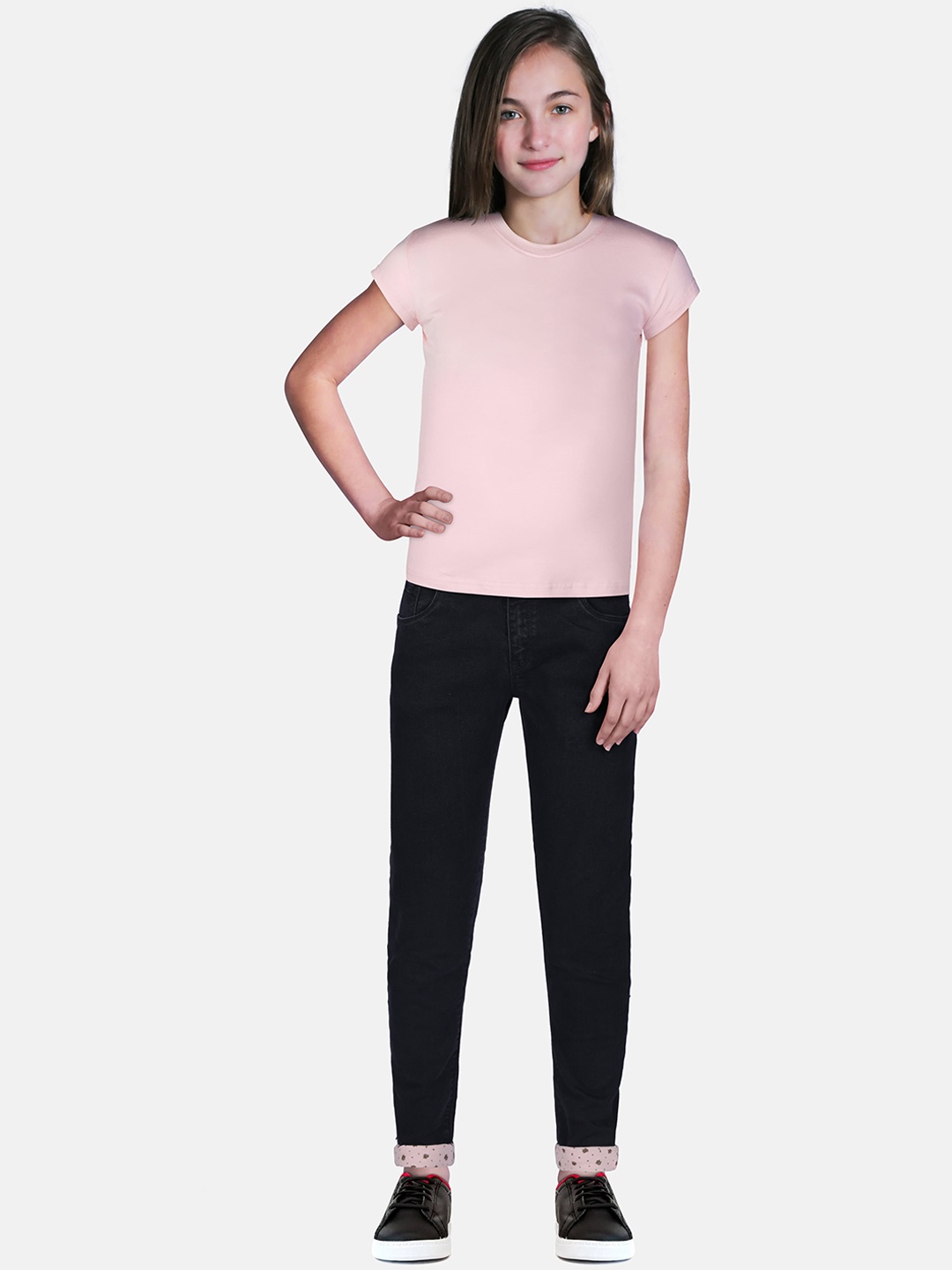 Gini and Jony Girls Black Jeans