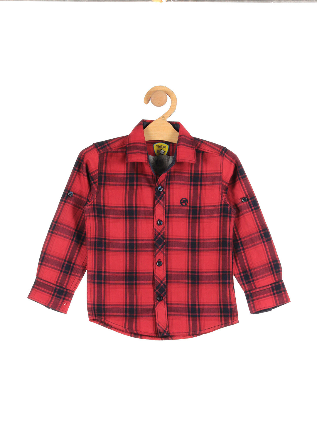 Lil Lollipop Boys Red Tartan Checks Regular Fit Casual Shirt
Lil Lollipop Boys Red Tartan Checks Regular Fit Casual Shirt