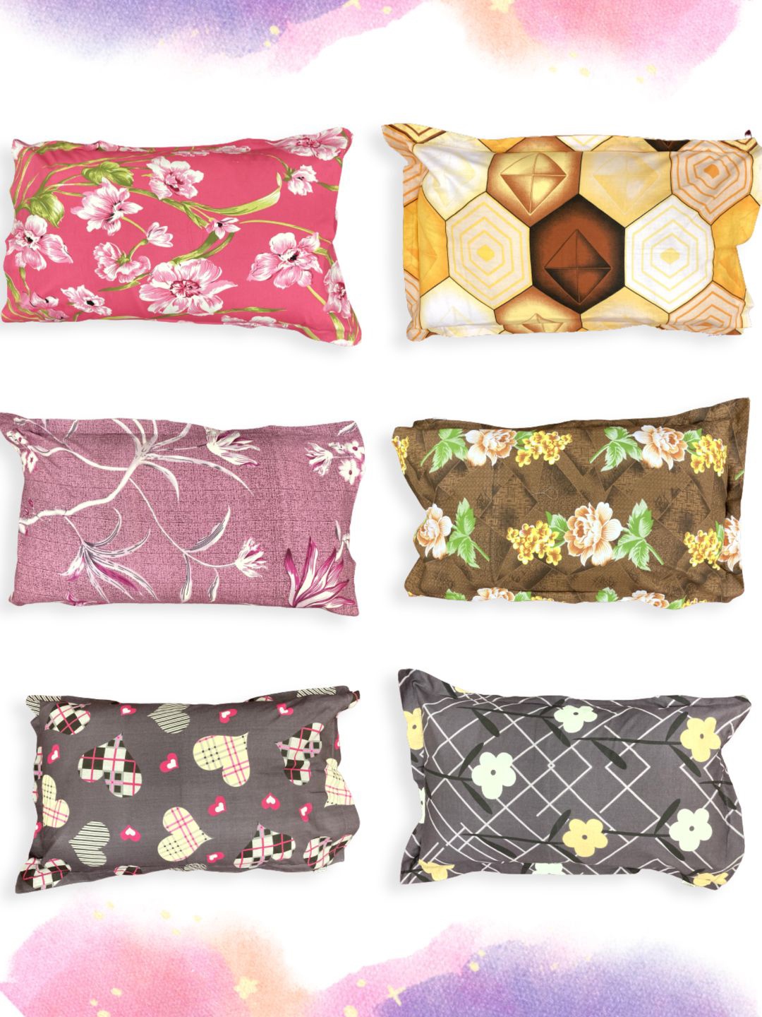 Sleeping Owls- because your sleep matters 4 Pairs 144 TC Pure Cotton Printed Pillow Covers, Multi
Sleeping Owls- because your sleep matters 4 Pairs 144 TC Pure Cotton Printed Pillow Covers, Multi