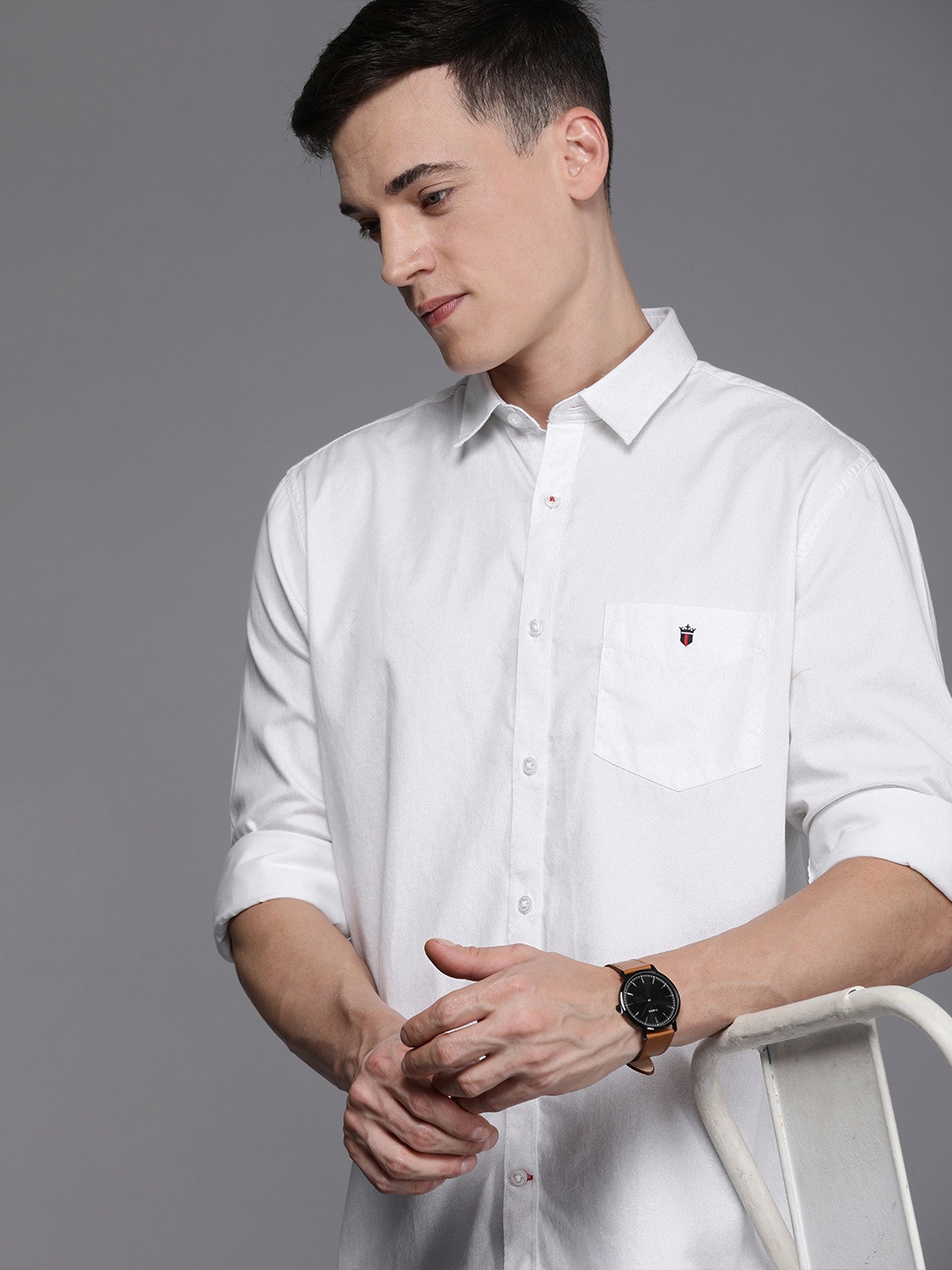 Louis Philippe Sport Men White Slim Fit Micro Ditsy Opaque Printed Pure Cotton Shirt
Louis Philippe Sport Men White Slim Fit Micro Ditsy Opaque Printed Pure Cotton Shirt
