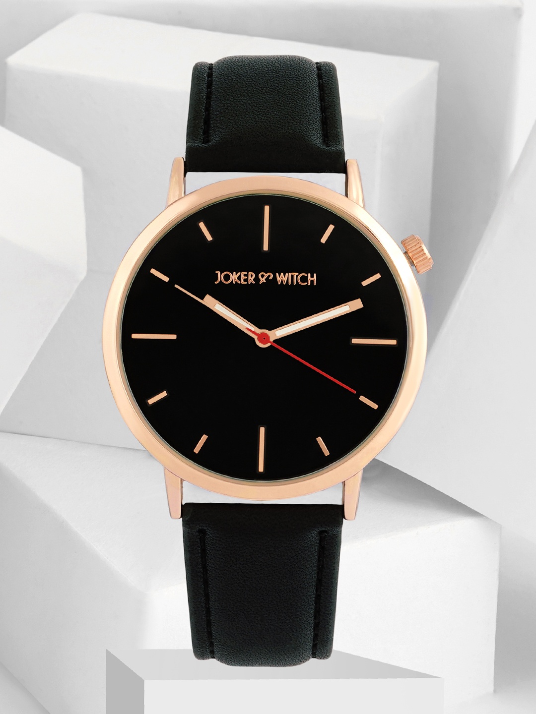 JOKER & WITCH Men Black Patterned Dial & Black Leather Straps Analogue Watch AMWW457-Black
JOKER & WITCH Men Black Patterned Dial & Black Leather Straps Analogue Watch AMWW457-Black