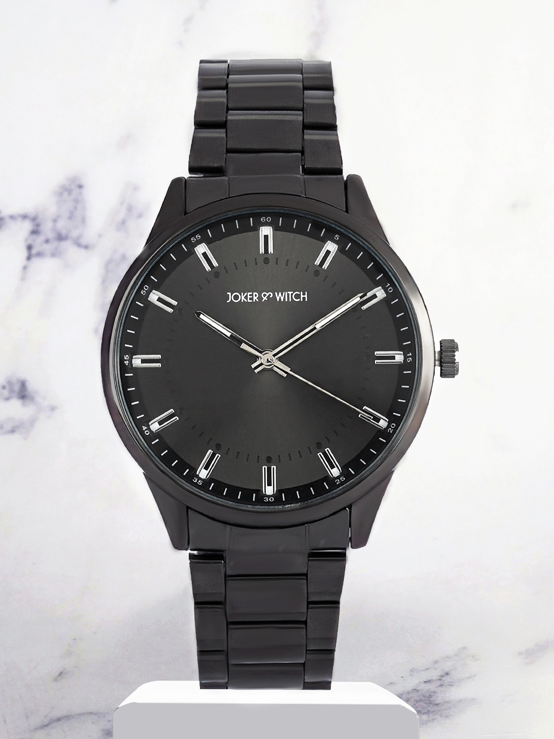 JOKER & WITCH Men Black Dial & Stainless Steel Straps Analogue Watch AMWW472, Grey
JOKER & WITCH Men Black Dial & Stainless Steel Straps Analogue Watch AMWW472, Grey