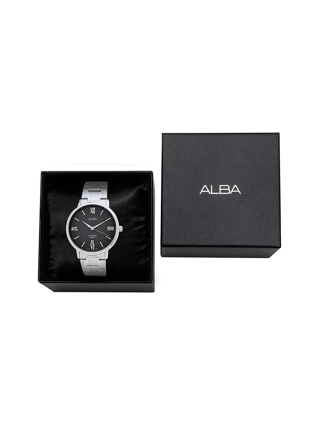 Alba Men Black Dial & Silver Toned Stainless Steel Bracelet Straps Analogue Watch AS9L25X1
Alba Men Black Dial & Silver Toned Stainless Steel Bracelet Straps Analogue Watch AS9L25X1