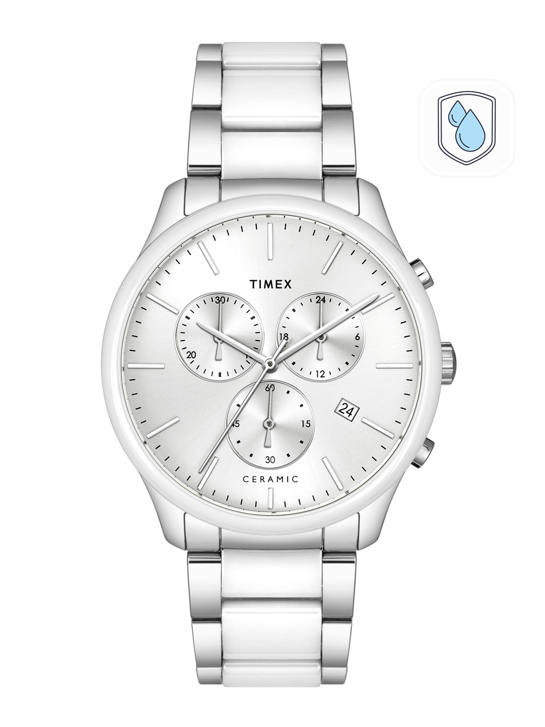 Timex Men Patterned Stainless Steel Bracelet Style Straps Analogue Watch-TWEG21700, Silver
Timex Men Patterned Stainless Steel Bracelet Style Straps Analogue Watch-TWEG21700, Silver