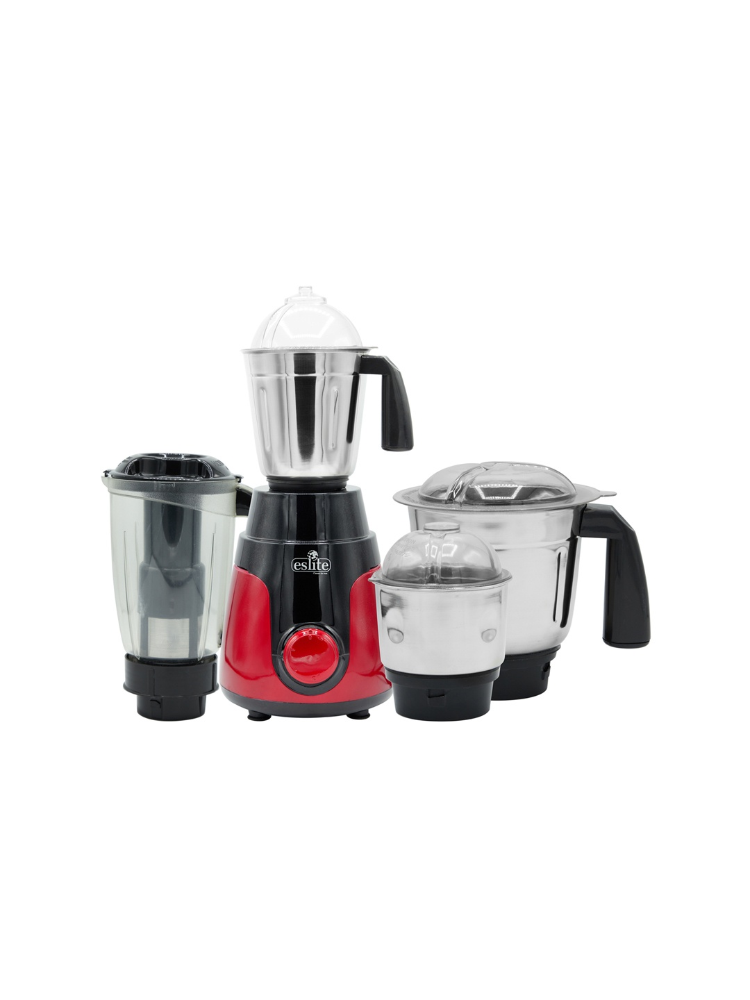 Eslite Red 750 Watt Juicer Mixer Grinder With 3 Stainless Steel & 1 Fruit Filter Jar
Eslite Red 750 Watt Juicer Mixer Grinder With 3 Stainless Steel & 1 Fruit Filter Jar