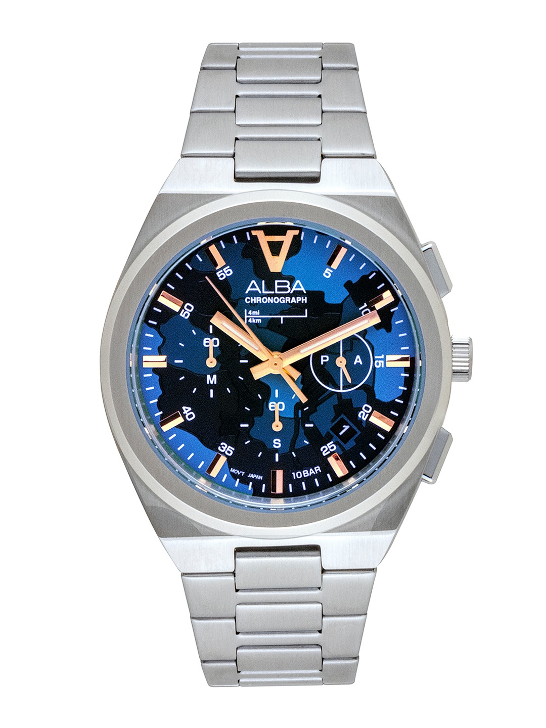 Alba Men Multicoloured Dial & Stainless Steel Bracelet Style Straps Analogue Watch AT3H53X1, Multi
Alba Men Multicoloured Dial & Stainless Steel Bracelet Style Straps Analogue Watch AT3H53X1, Multi