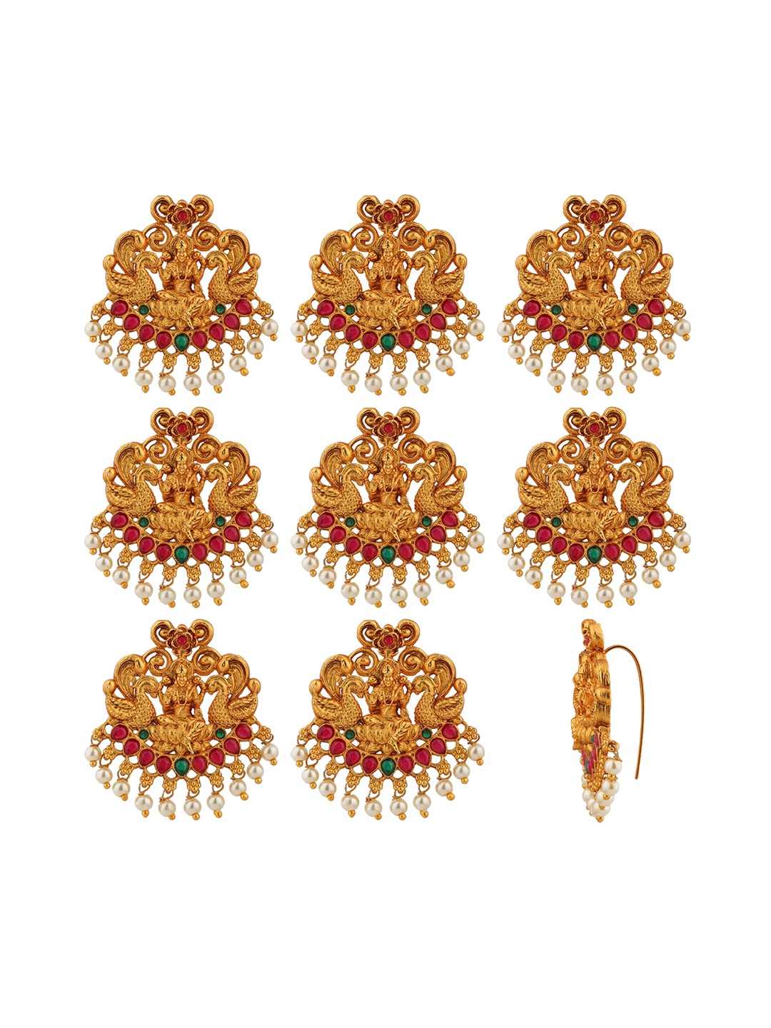 Sanjog Gold Plated Embellished Hair Jewellery Choti Jadai Billai Kemp Bridal Hair Pin
Sanjog Gold Plated Embellished Hair Jewellery Choti Jadai Billai Kemp Bridal Hair Pin