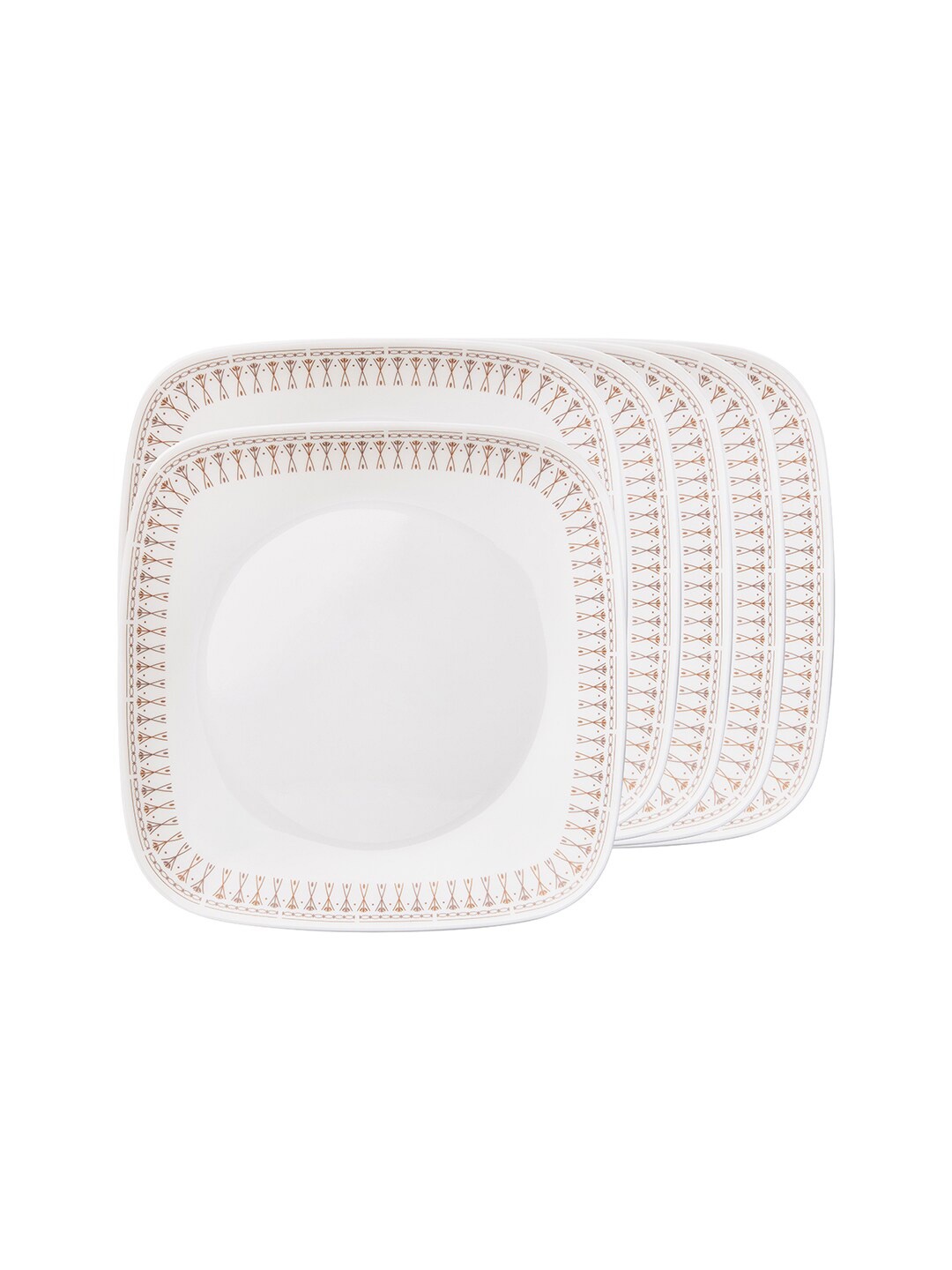 Corelle Golden Infinity 6 Pieces Dishwasher And Microwave Safe Vitrelle Glass Plates, White
Corelle Golden Infinity 6 Pieces Dishwasher And Microwave Safe Vitrelle Glass Plates, White
