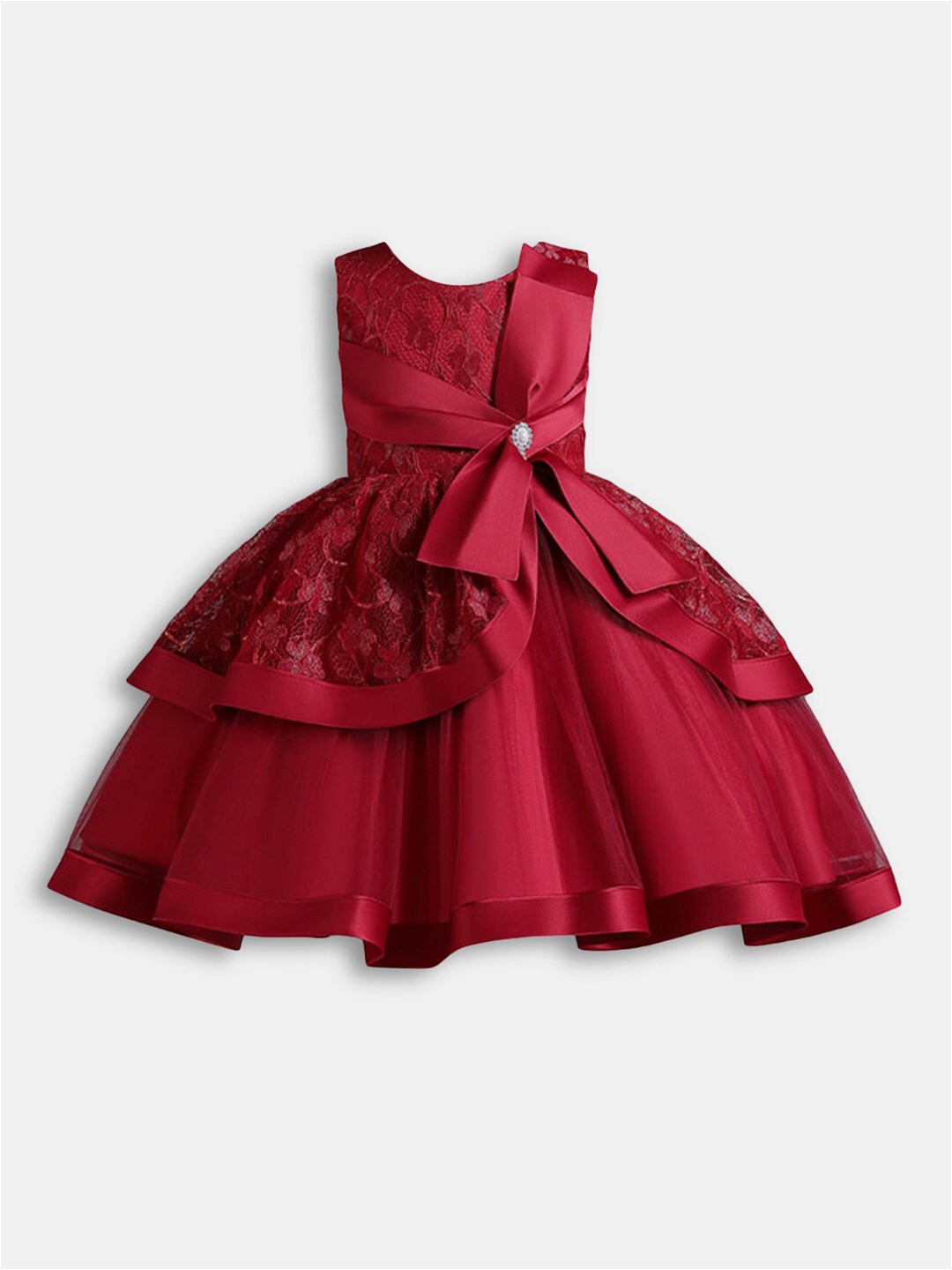 Hopscotch Red Maxi Dress