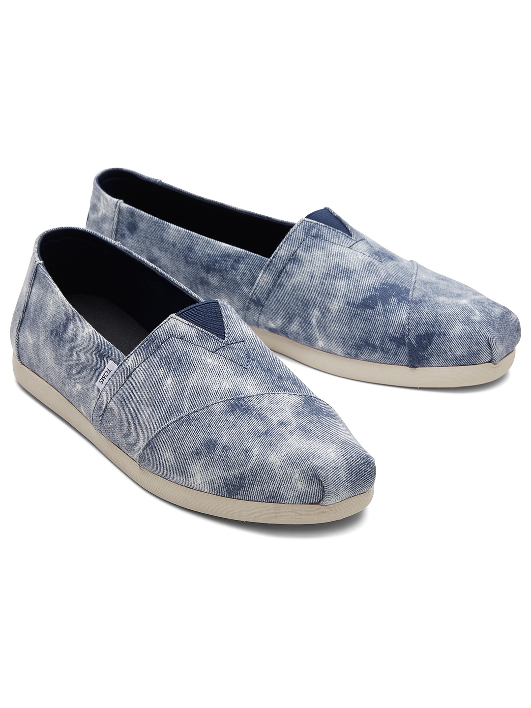 TOMS Men Printed Slip-On Sneakers, Blue