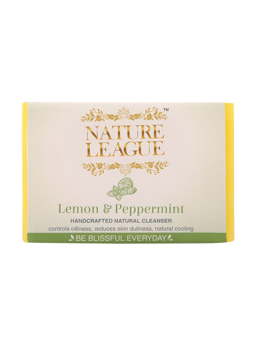 NATURE LEAGUE Lemon & Peppermint Natural Handmade Soap to Reduce Skin Dullness - 100 g, Lime green
NATURE LEAGUE Lemon & Peppermint Natural Handmade Soap to Reduce Skin Dullness - 100 g, Lime green