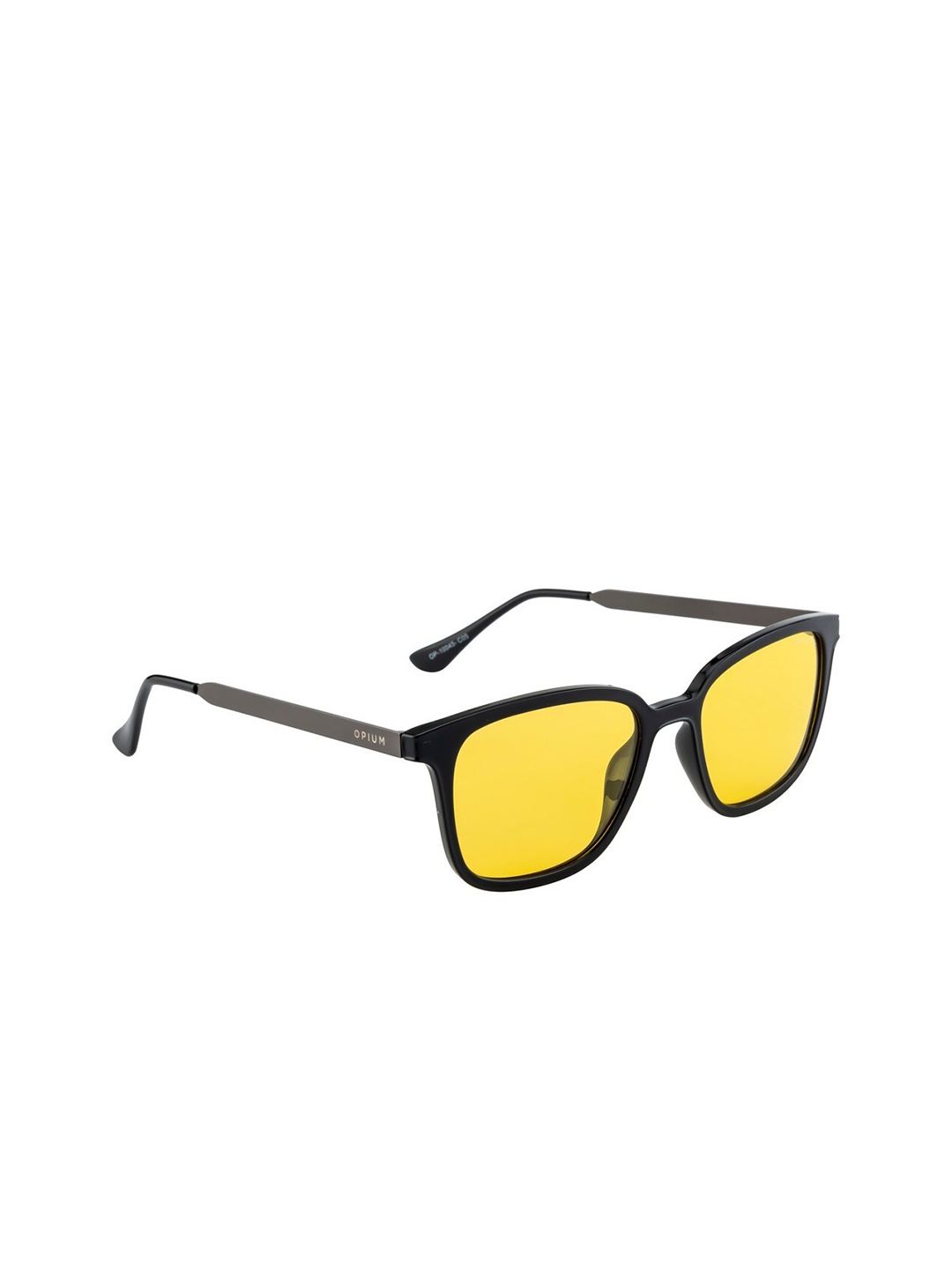 OPIUM Men Black Lens & Yellow Wayfarer Sunglasses With Polarised And UV Protected Lens
OPIUM Men Black Lens & Yellow Wayfarer Sunglasses With Polarised And UV Protected Lens