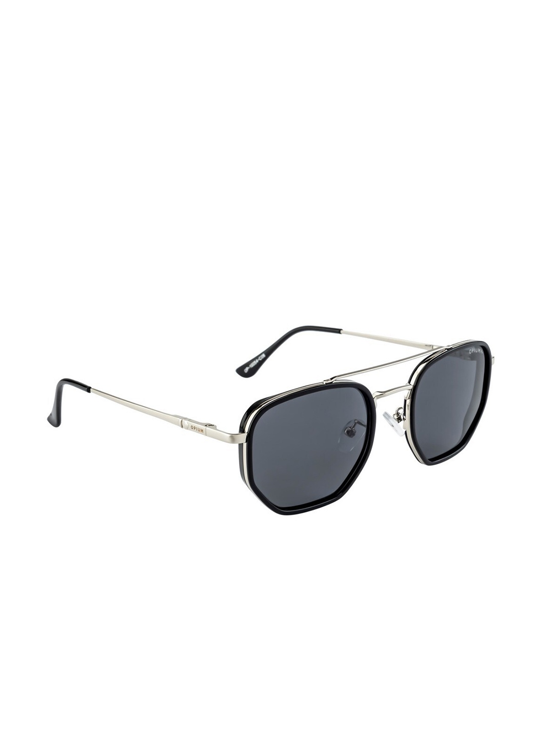 OPIUM Men Grey Lens & Silver-Toned Sunglasses with Polarised and UV Protected Lens-10054
OPIUM Men Grey Lens & Silver-Toned Sunglasses with Polarised and UV Protected Lens-10054
