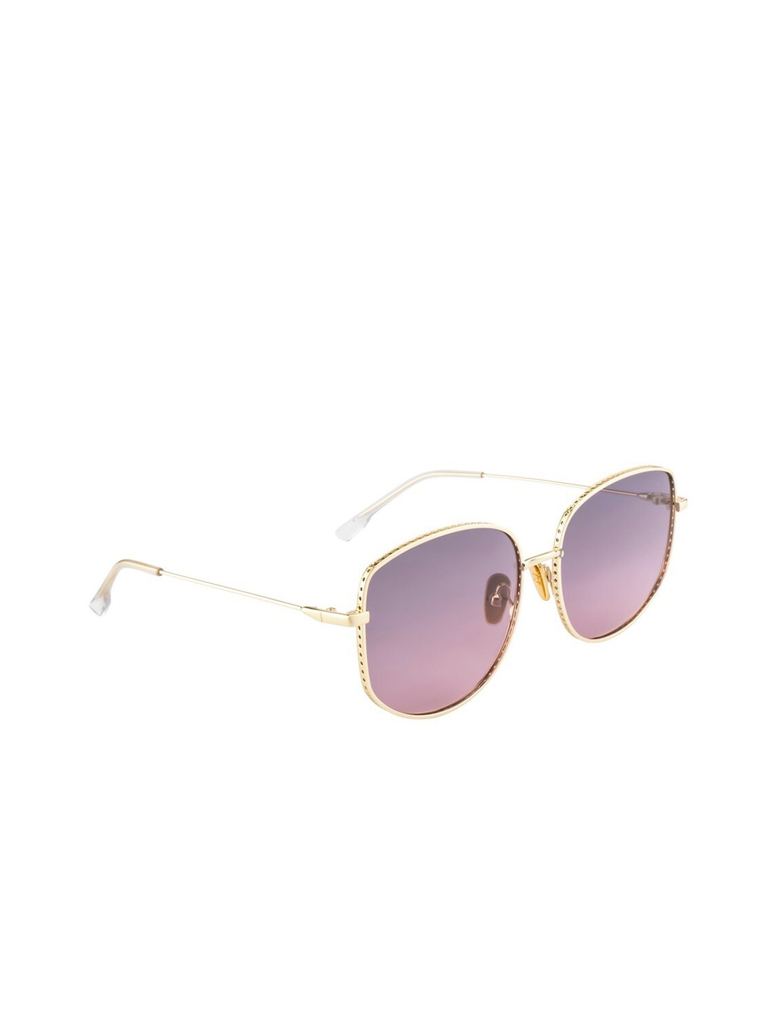 OPIUM Women Pink Lens & Gold-Toned Oval Sunglasses with Polarised and UV Protected Lens
OPIUM Women Pink Lens & Gold-Toned Oval Sunglasses with Polarised and UV Protected Lens