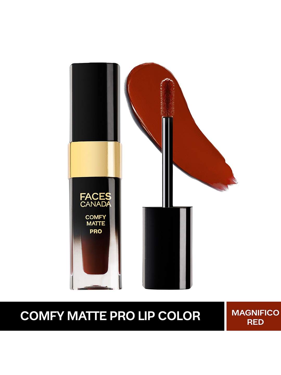 FACES CANADA Comfy Matte Pro Liquid Lipstick 5.5ml - 10Hr Stay & No Dryness - Magnifico Red 01
FACES CANADA Comfy Matte Pro Liquid Lipstick 5.5ml - 10Hr Stay & No Dryness - Magnifico Red 01