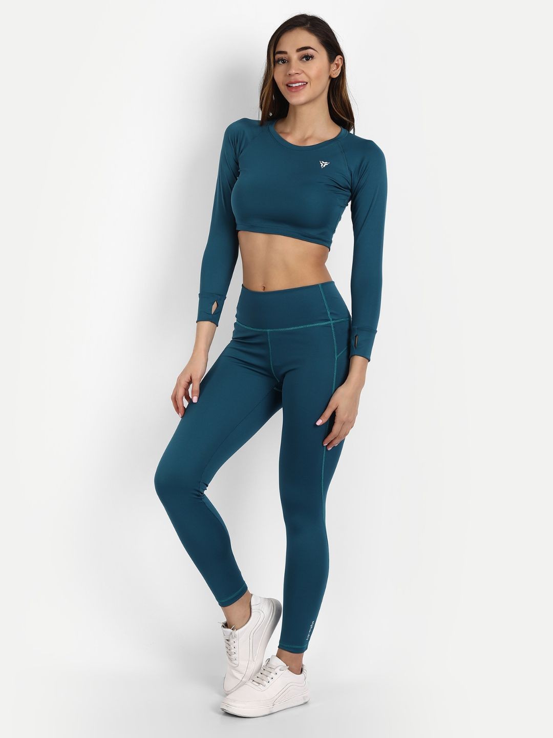 deb Women Solid Anti Chaffing Squat Proof Tights with Alpha Dry Technology, Teal
deb Women Solid Anti Chaffing Squat Proof Tights with Alpha Dry Technology, Teal