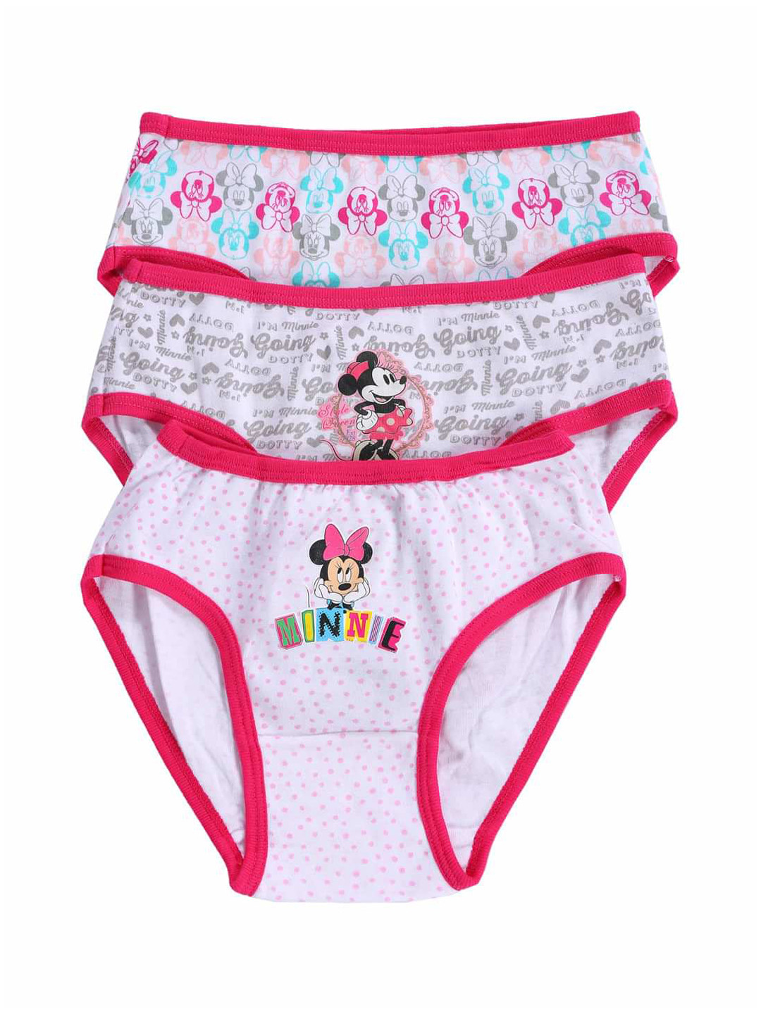 Bodycare Kids Girls Pack of 3 Assorted Minnie & Friends Hipster Briefs
Bodycare Kids Girls Pack of 3 Assorted Minnie & Friends Hipster Briefs