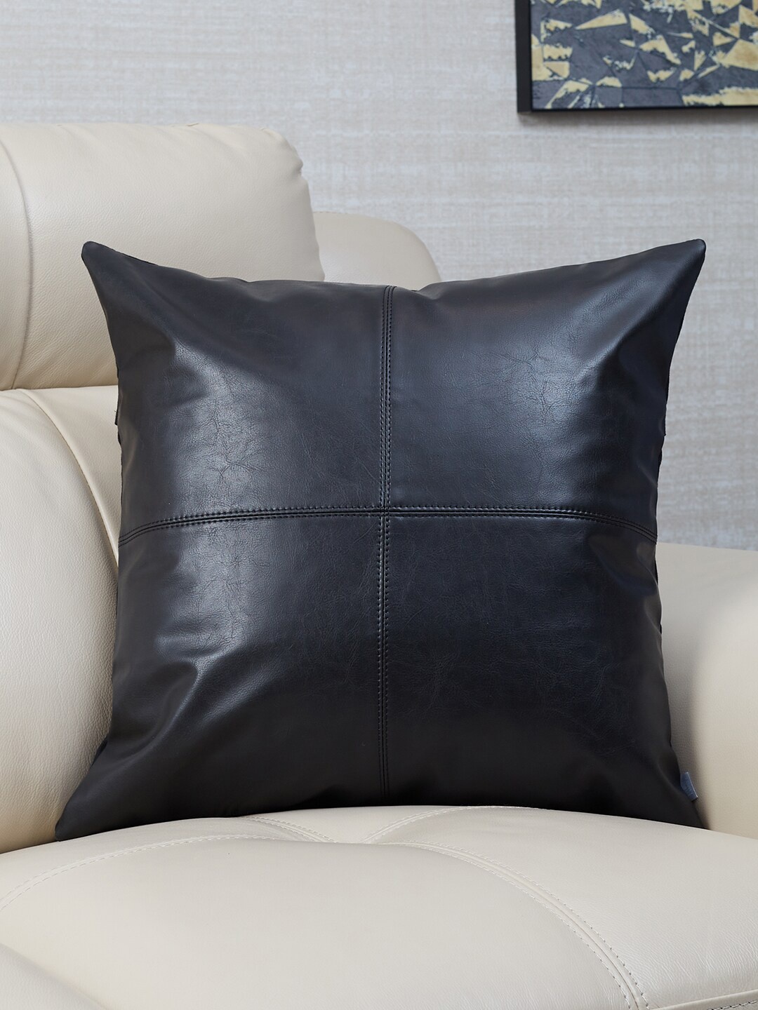 HomeTown Black Square Cushion Covers