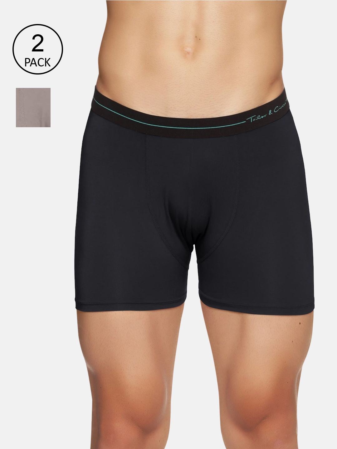 Tailor & Circus Men Pack of 2 Grey & Black Anti-Bacterial Modal Boxer Trunk-BB_2PK
Tailor & Circus Men Pack of 2 Grey & Black Anti-Bacterial Modal Boxer Trunk-BB_2PK