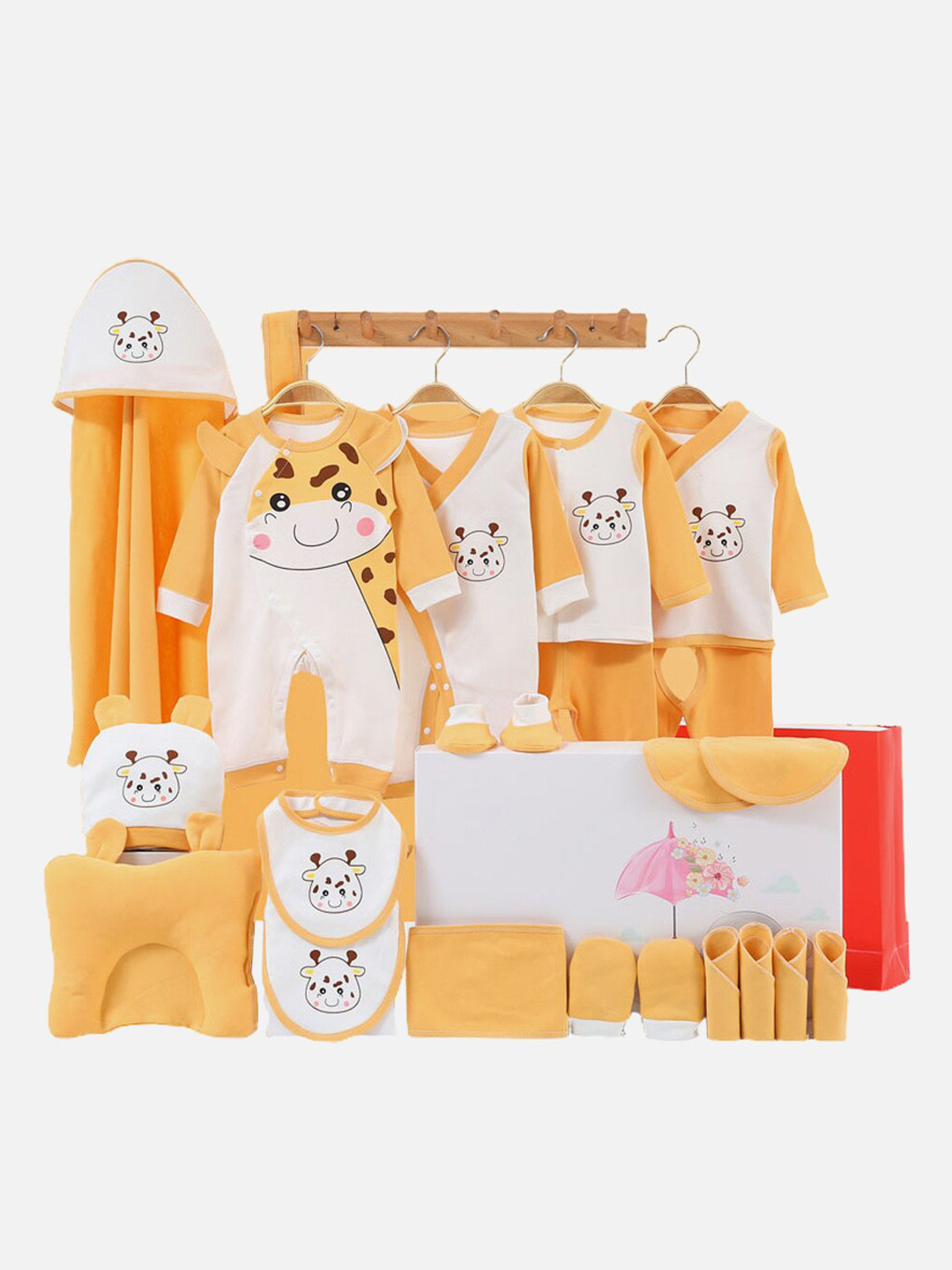 Little Surprise Box LLP Infant Yellow 23 Pcs Baby Apparel Gift Set
Little Surprise Box LLP Infant Yellow 23 Pcs Baby Apparel Gift Set