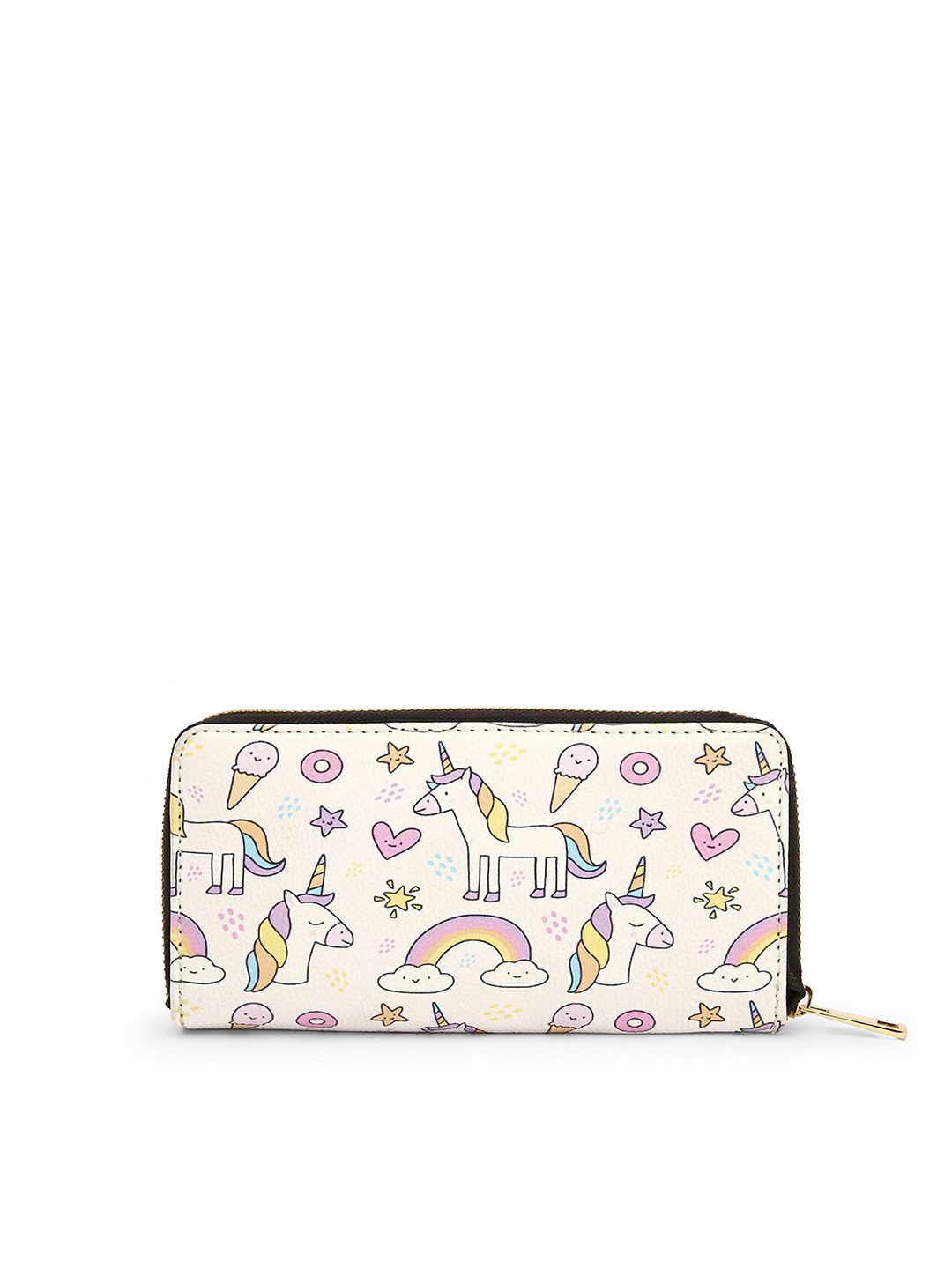 TEAM 11 Women White & Pink Printed Zip Around Wallet
TEAM 11 Women White & Pink Printed Zip Around Wallet