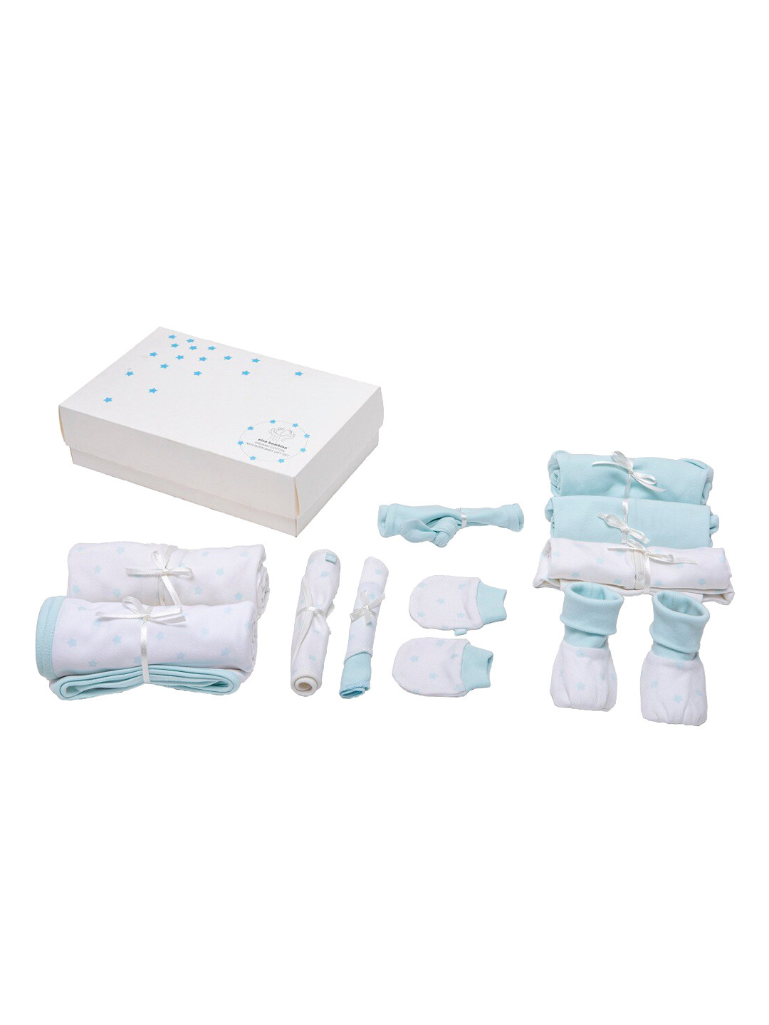 Nino Bambino Boys Blue Infants 10-Pcs Blue & White Printed Pure Cotton Baby Apparel Gift Set
Nino Bambino Boys Blue Infants 10-Pcs Blue & White Printed Pure Cotton Baby Apparel Gift Set