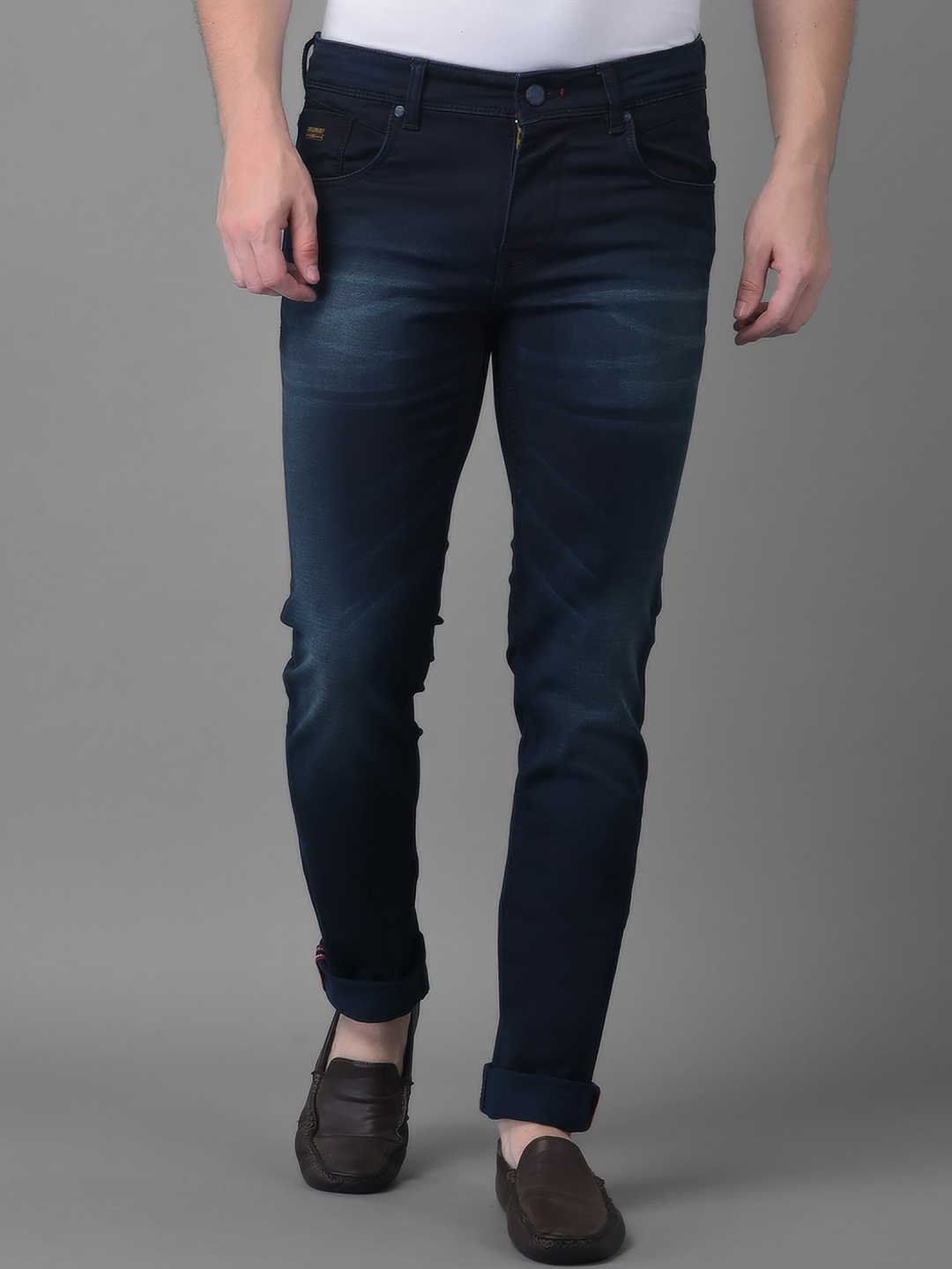Canary London Men Blue Smart Skinny Fit Low-Rise Light Fade Printed Stretchable Jeans
Canary London Men Blue Smart Skinny Fit Low-Rise Light Fade Printed Stretchable Jeans