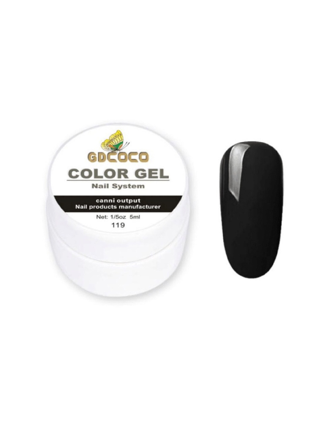 GDCOCO Black 5ml UV Color Gel Nail Polish UV Color Paint Pure Color UV Brush Not Included
GDCOCO Black 5ml UV Color Gel Nail Polish UV Color Paint Pure Color UV Brush Not Included