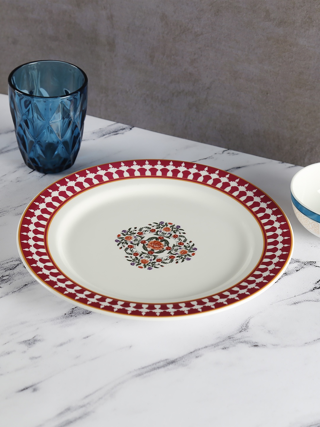 India Circus by Krsnaa Mehta White Printed Dishwasher & Microwave safe Bone China Plate
India Circus by Krsnaa Mehta White Printed Dishwasher & Microwave safe Bone China Plate