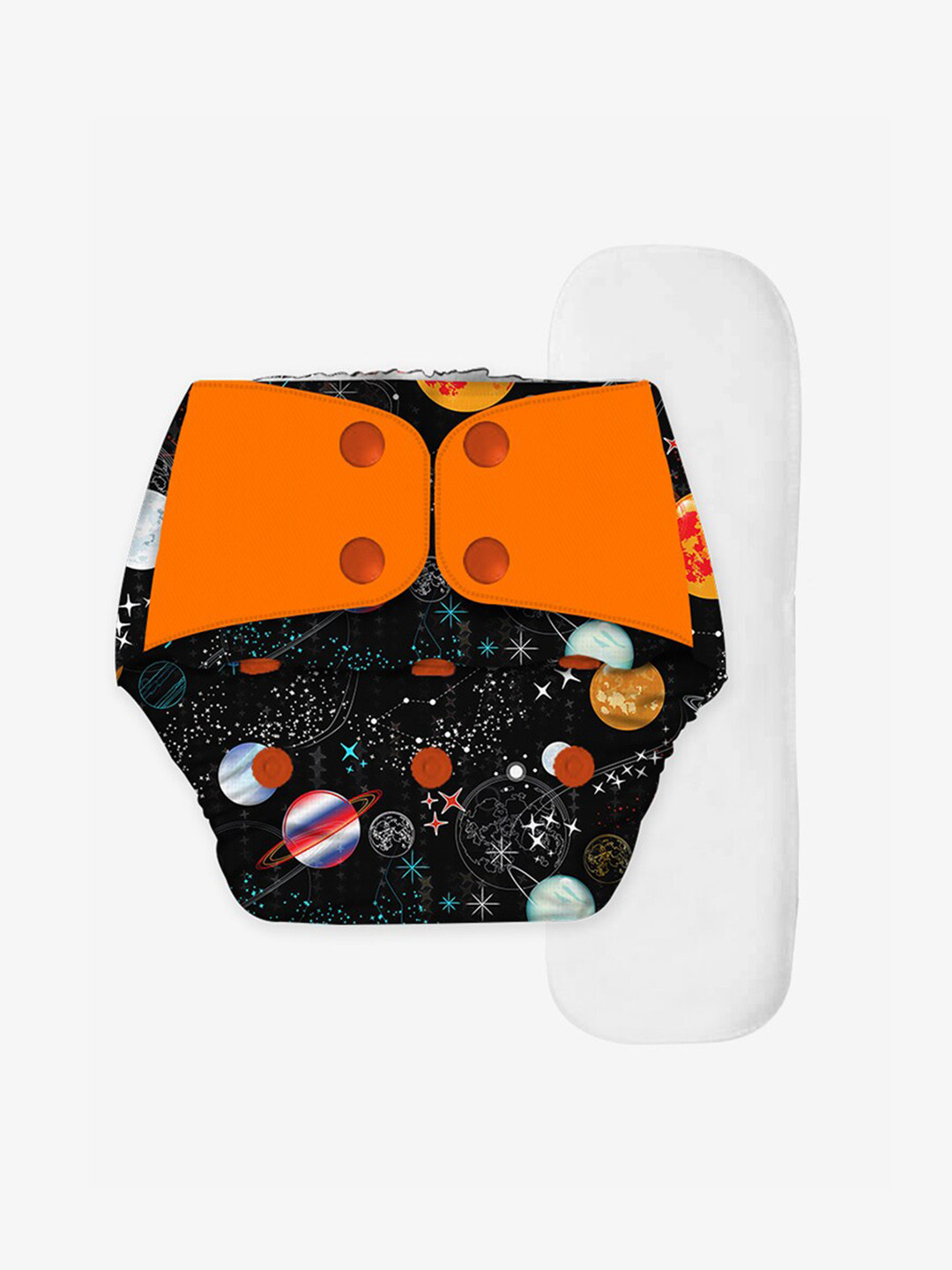Snugkins Infants Regular Freesize Cloth Diaper + 1 Wet-Free Microfiber Terry Soaker - Aquatic Dream, Brown
Snugkins Infants Regular Freesize Cloth Diaper + 1 Wet-Free Microfiber Terry Soaker - Aquatic Dream, Brown