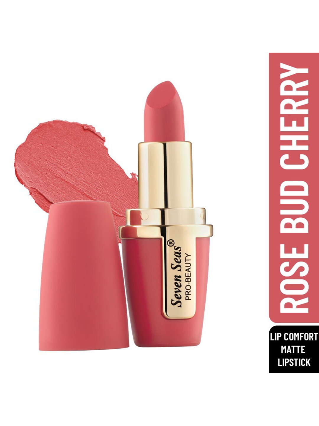 Seven Seas Pro-Beauty Waterproof Lip Comfort Matte Lipstick 4.2g - Rose Bud Cherry, Peach
Seven Seas Pro-Beauty Waterproof Lip Comfort Matte Lipstick 4.2g - Rose Bud Cherry, Peach