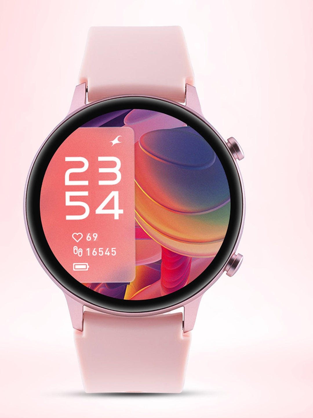Fastrack Reflex Play+ 1.3 AMOLED Display BT Calling & 25+ Sports Modes Smartwatch, Pink
Fastrack Reflex Play+ 1.3 AMOLED Display BT Calling & 25+ Sports Modes Smartwatch, Pink
