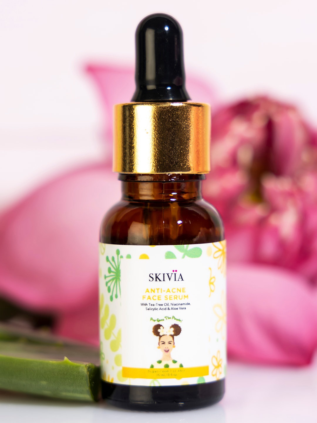 SKIVIA Anti-Acne Mini Face Serum with Niacinamide & Tea Tree Oil - 15 ml, Transparent
SKIVIA Anti-Acne Mini Face Serum with Niacinamide & Tea Tree Oil - 15 ml, Transparent