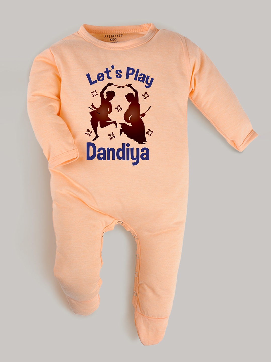 FFLIRTYGO Unisex Kids Peach-Coloured & Maroon Lets Play Dandiya Printed Basic Jumpsuit
FFLIRTYGO Unisex Kids Peach-Coloured & Maroon Lets Play Dandiya Printed Basic Jumpsuit