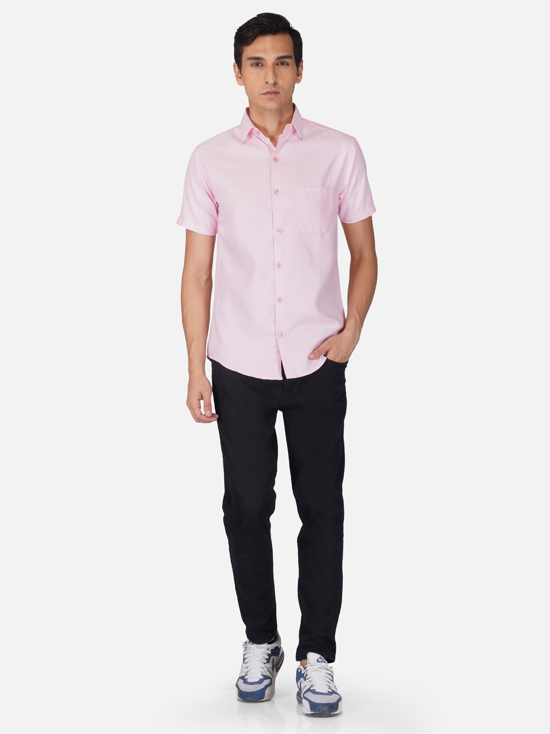 Tinted Men Solid Pink Slim Fit Casual Shirt
Tinted Men Solid Pink Slim Fit Casual Shirt
