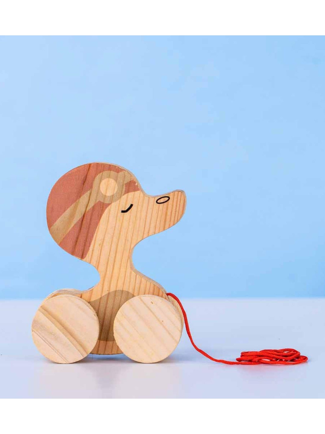 haus & kinder Infants Beige Colored Solid Duck-Push & Pull Toy